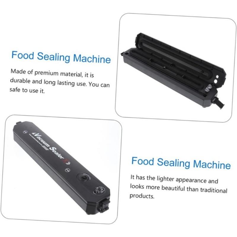 1Set Automatic Vacuum Sealer Machine Portable Food Sealing Tool with Multi Function Kitchen Sealer for Fresh Food Storage US Plug for Home Use