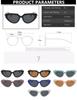 Vintage Oversized Cat Eye Sunglasses Women Brand Designer Fashion Punk Cateye Sun Glasses Eyewear Shades Trend Glasses