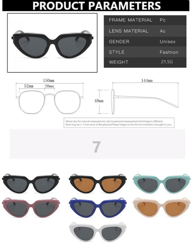 Vintage Oversized Cat Eye Sunglasses Women Brand Designer Fashion Punk Cateye Sun Glasses Eyewear Shades Trend Glasses
