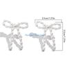 HX6F Bowknot Earrings Versatile Accessories Exquisite Bowknot Studs Earrings