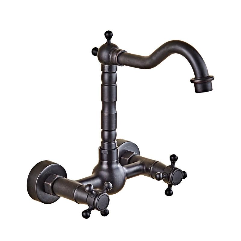 Yuzhuxun HC In-wall Wall-mounted Double Handle Basin Faucet