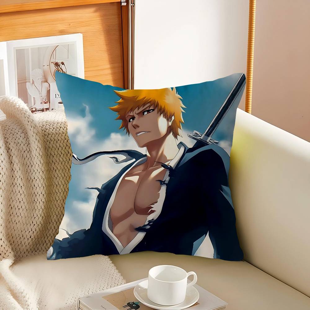 Kurosaki Ichigo Pillow Gift Home Office Decoration Pillow Bedroom Sofa Car Cushion CoverPillow Case
