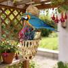 Handmade Straw Parrot Pet Decorative Toy