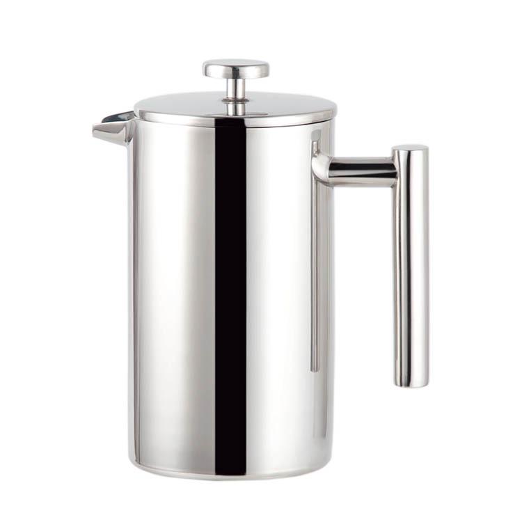 Highwin Черный Двухслойный Нержавеющая Сталь 304 Наружный Кофеварка и Чайник для Заваривания Капельным Способом 350ml