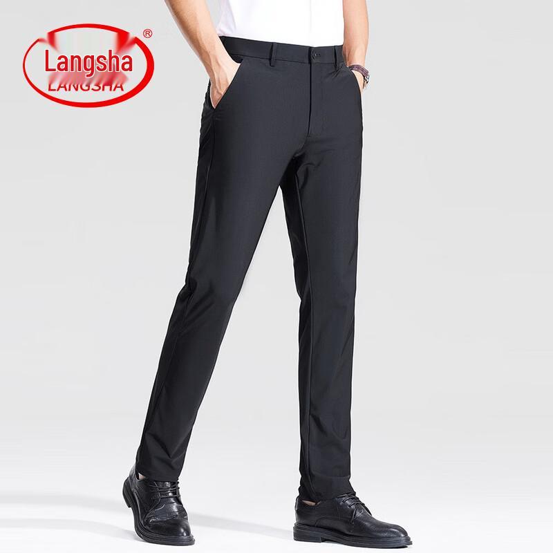 LangSha Men s Summer High-Stretch Business Casual Pants 33
