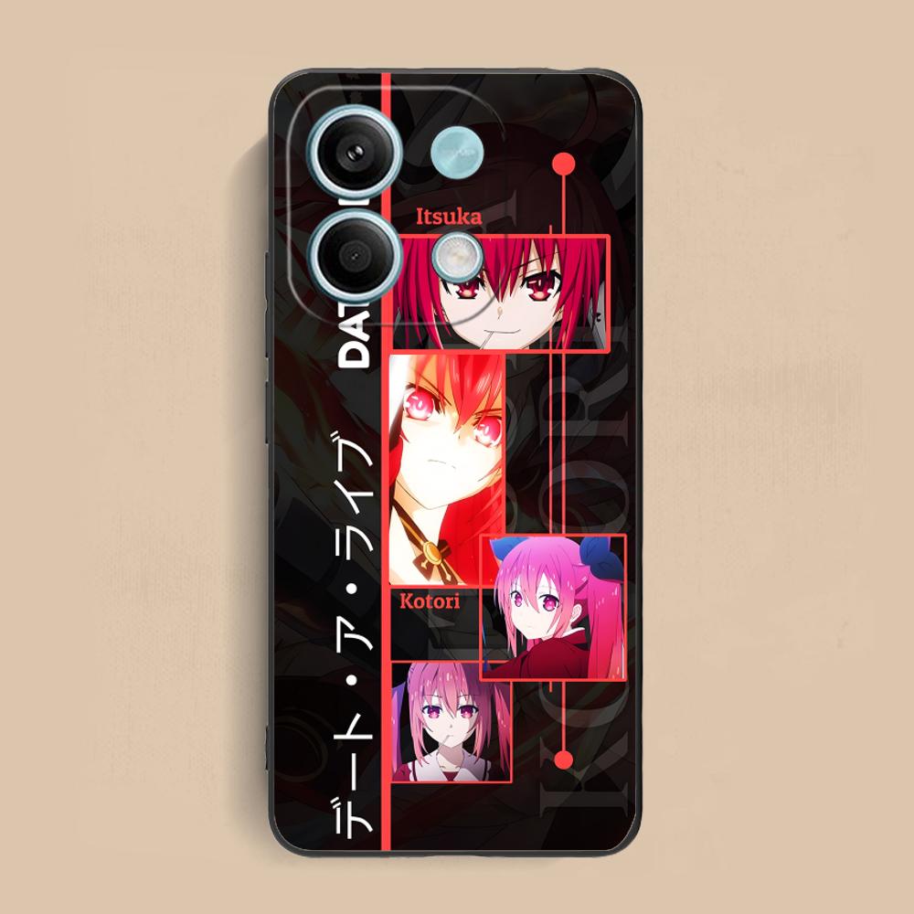 Date a Live Kotori Itsuka Matte TPU Mobile Phone Case for Xiaomi Redmi Note 14 13 12 11 S Pro Plus 4G 5G Colorful Printing Cover