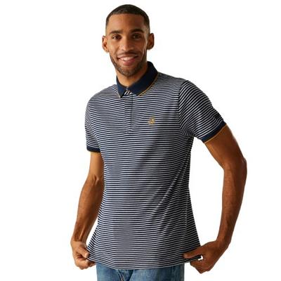 Mens Tiver Striped Polo Shirt