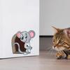 Self-adhesive PVC Cartoon Mouse Hole Wall Stickers Cute Animal for Kids Room Home Decor
