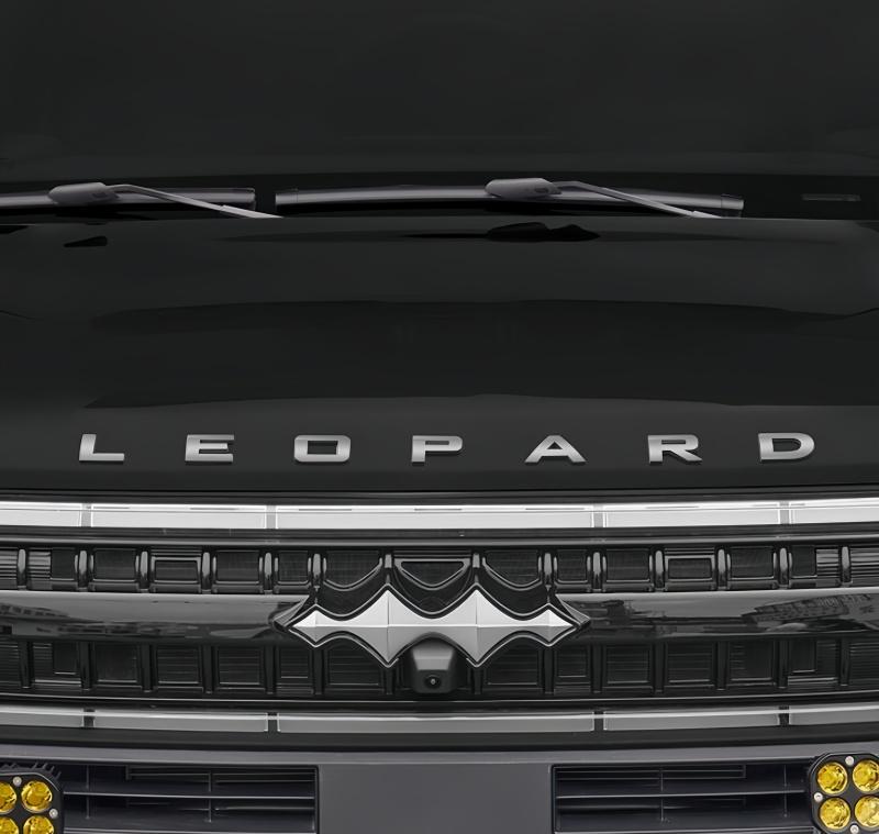 Auto Hood Lettering Stickers Fit for BYD Leopard 5 Leopard 8 Modified High Quality Curved Letter Markings Exterior Upgrade Parts