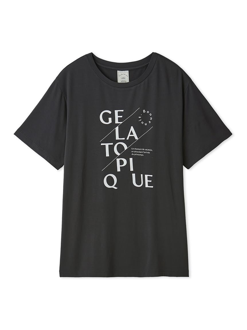 

Gelato Pique Rayon Logo PWCT251232 DGRY Free Size T-Shirt Women s