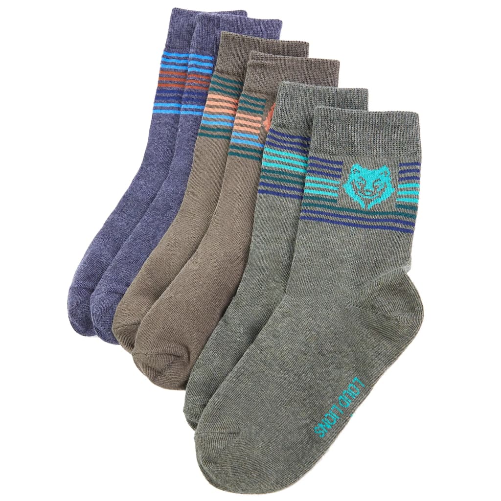 Kids  Socks 5 Pairs EU Size 23 26