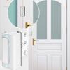 2pcs Aluminium Alloy Door Reinforcement Lock 800 Lbs Withstand Home Door Lock  Home Security