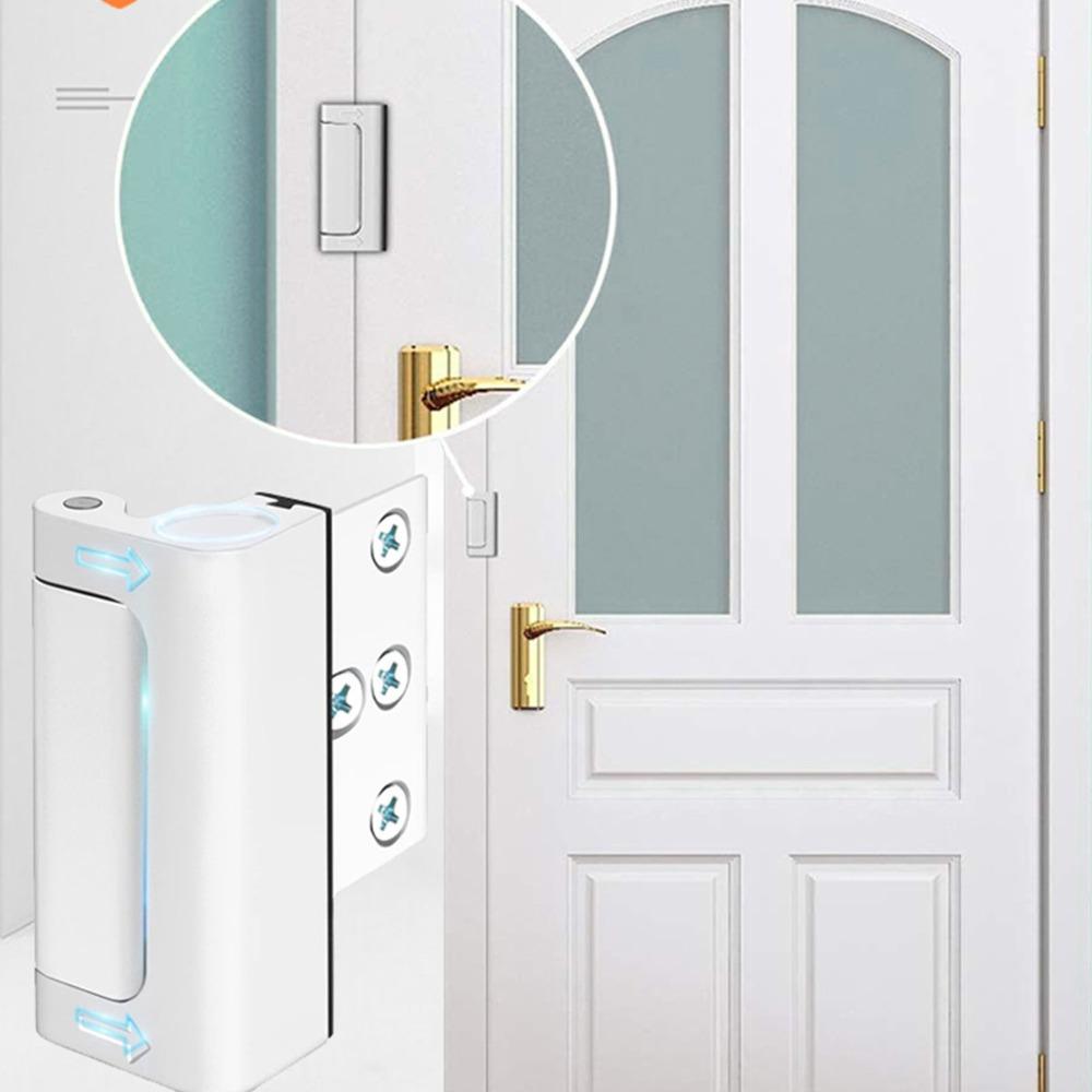 2pcs Aluminium Alloy Door Reinforcement Lock 800 Lbs Withstand Home Door Lock Home Security