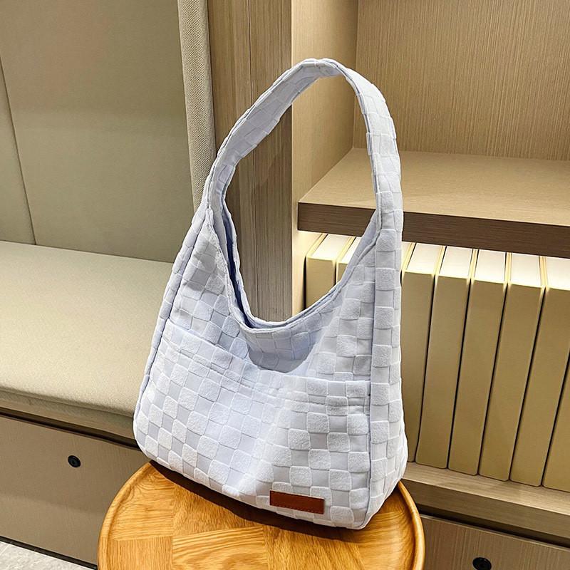 

Trendy And Chic Canvas Tote Bag For Women In Black Beige Pink And Blue For Everyday Use