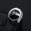 Ring luxury men's ring elegant diamond-studded hip-hop steel titanium octagonal diamond ring