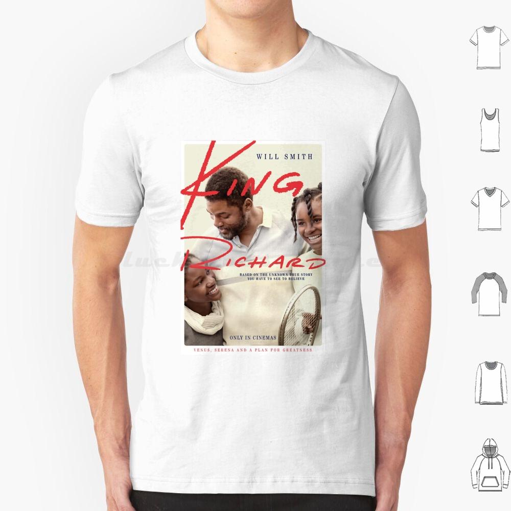 Vintage Retro For Mens Womens King Richard Movie 1 Gift For Fan T Shirt Big Size 100 Cotton Vintage Retro For Mens Womens King