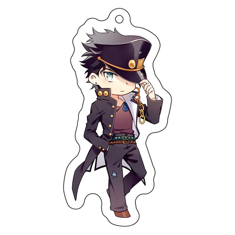 JOJO's Bizarre Adventure Schicht-Schlüsselanhänger: Jotaro, Kakyoin, Polnareff Anhänger