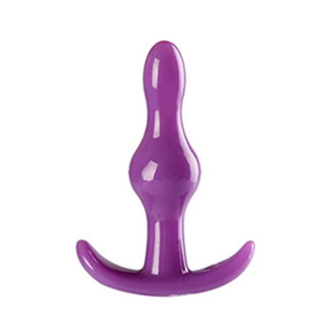 Silicone Anal Dildo Butt Plug Set  Training Fetish Non Vibrating Butt Plugs