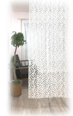 Room Divider Fabric Lace Partition Long Panel Nordic Stylish Wall Adjustable Botanical Leaf Pattern Curtains, Curtains, Curtains, Style, Decor,