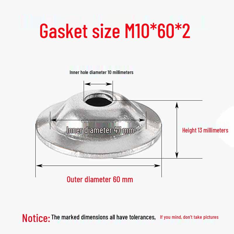 Stainless Steel Bowl-Shaped Adjustable Foot Washer for Pot Lids