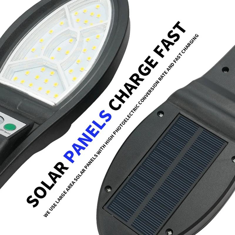 

1/2/3 шт. Солнечный уличный светильник с дистанционным управлением, датчик движения, светодиодные настенные светильники IP65, водонепроницаемый, супер яркий точечный светильник для сада и двора 1pcs