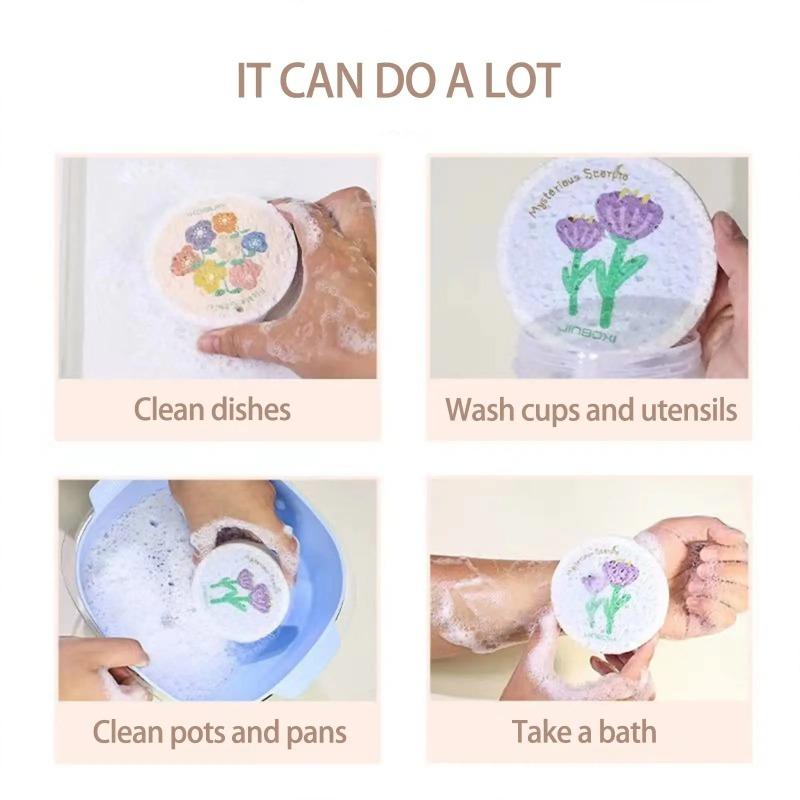 Dishwashing Sponge Strong Water Absorption Natural Wood Pulp Sponge Cleaning Oil, Cleaning Special Sponge Kitchen Cleaning Tool