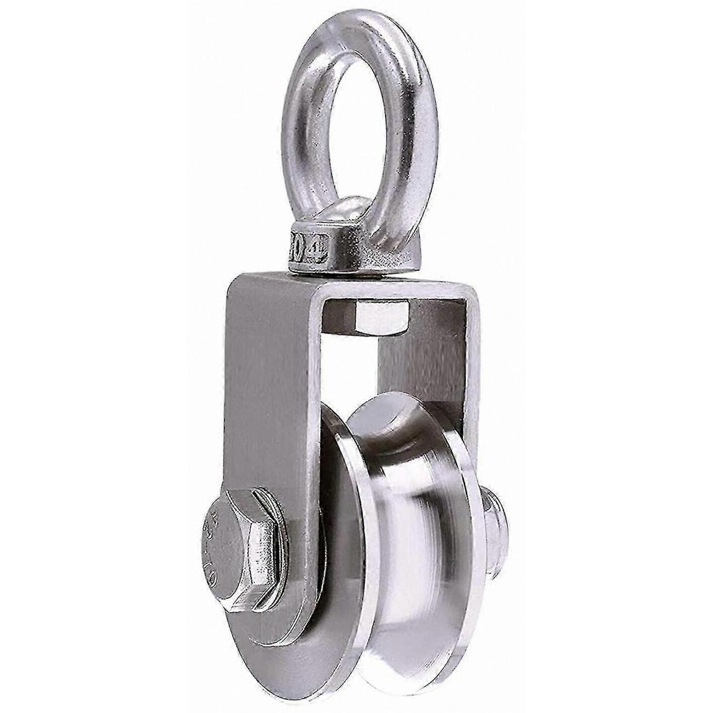 360° Swivel Pulley with Duplex Bearing for Smooth Rotation and Easy Detachment