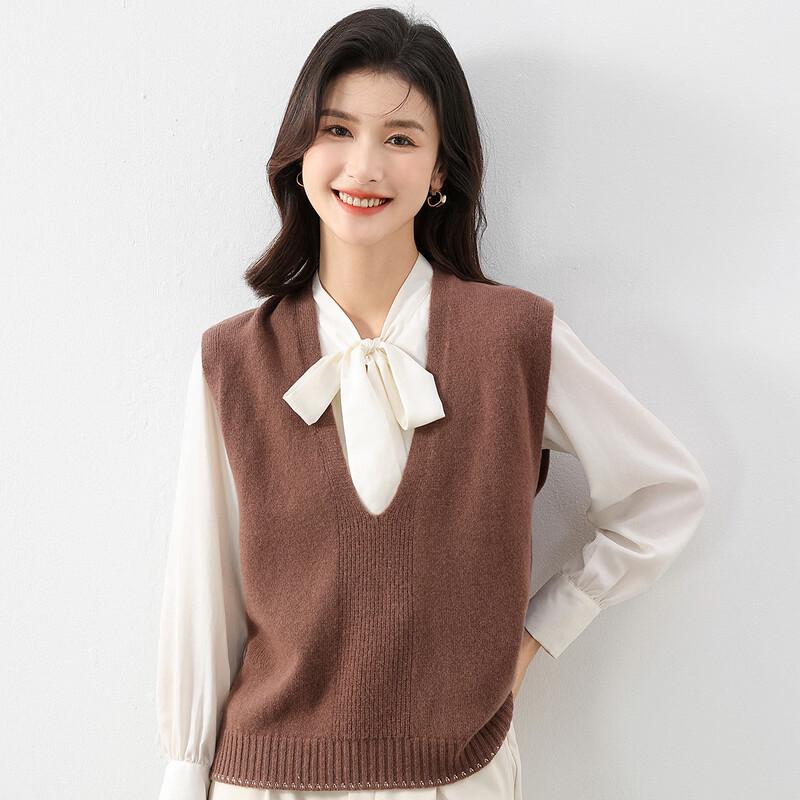 

Women s Elegant Knit Sweater Vest One Size