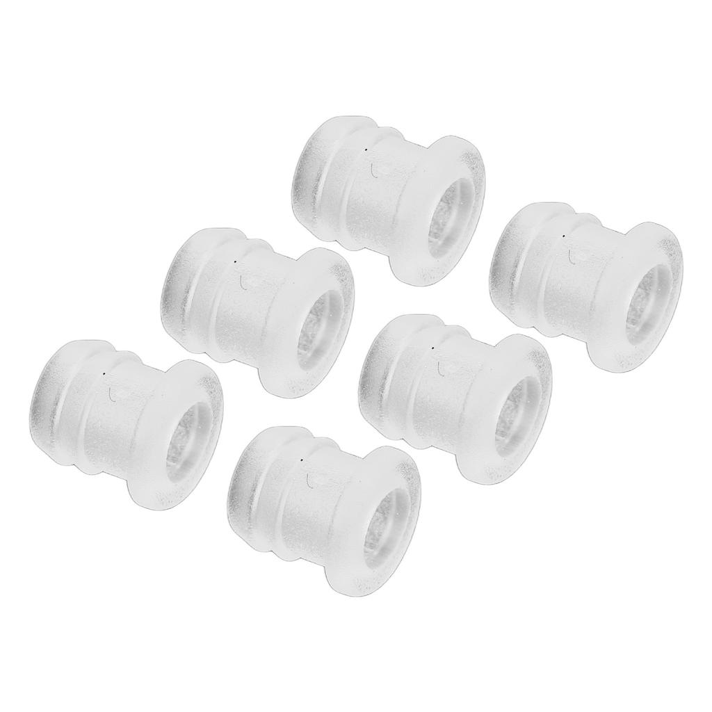 30pcs Earmold Locks Small Plastic Soft Transparent Earmold Tubing Locks Accessories