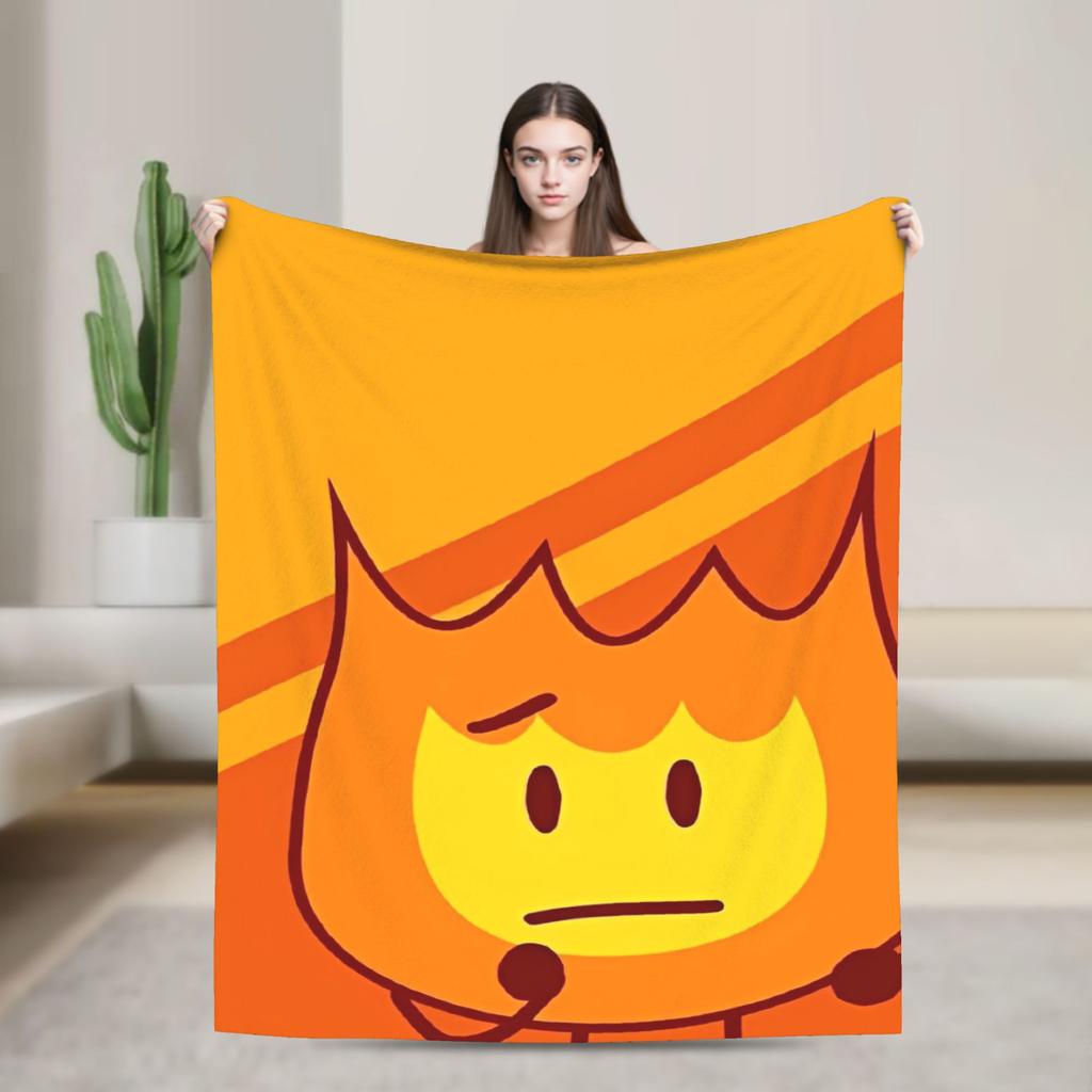 Blanket Fleece All Season Cartoon Multi-function Super Soft Throw Blankets for Bed Bedroom Rug Piece