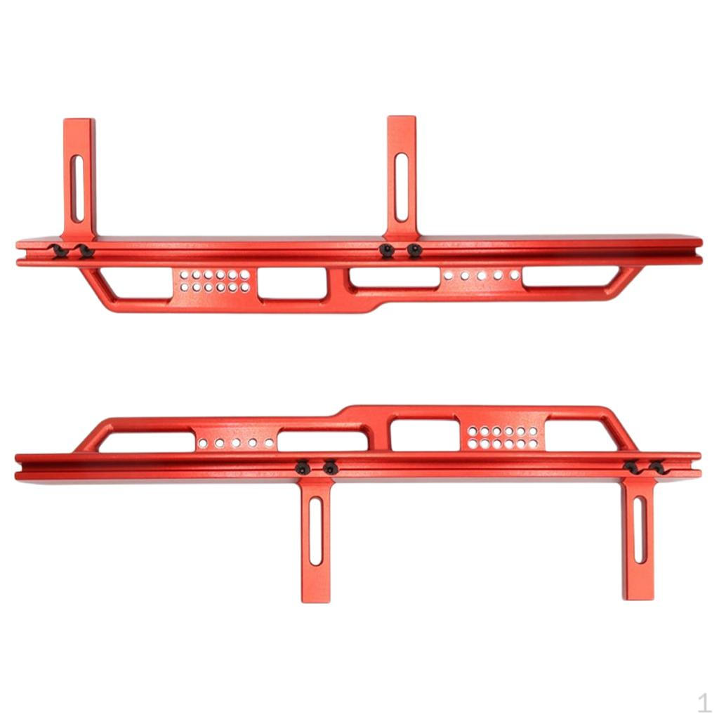 1 Pair RC Side Pedal Foot Board for Axial SCX6 Jlu 4Wd-Axi05000T1 1/6 Model Car Accessory