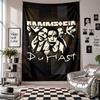 Arazzo da parete Rammstein Decorazione per la casa Tessuto da appendere a parete per camera da letto Soggiorno Sfondo