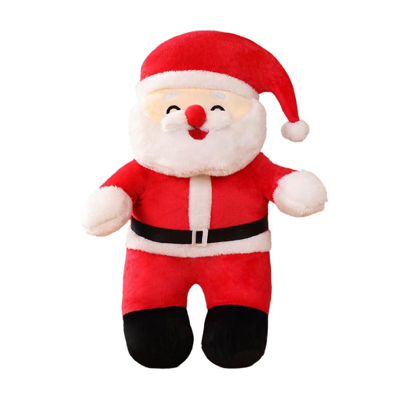 Adorable Plush Santa Claus Doll Christmas Cushion Soft Toy For Kids Gift 35cm 50cm 80cm 100cm