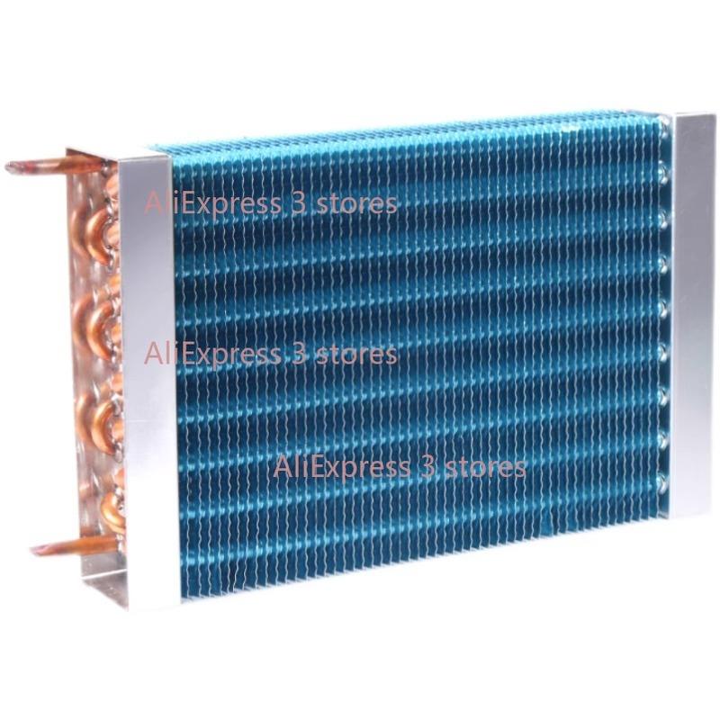 Evaporator Freezer Refrigerator Freezer Refrigerated Display Cabinet Freezer Copper Tube Fin Air-cooled Condenser 260*50*130mm