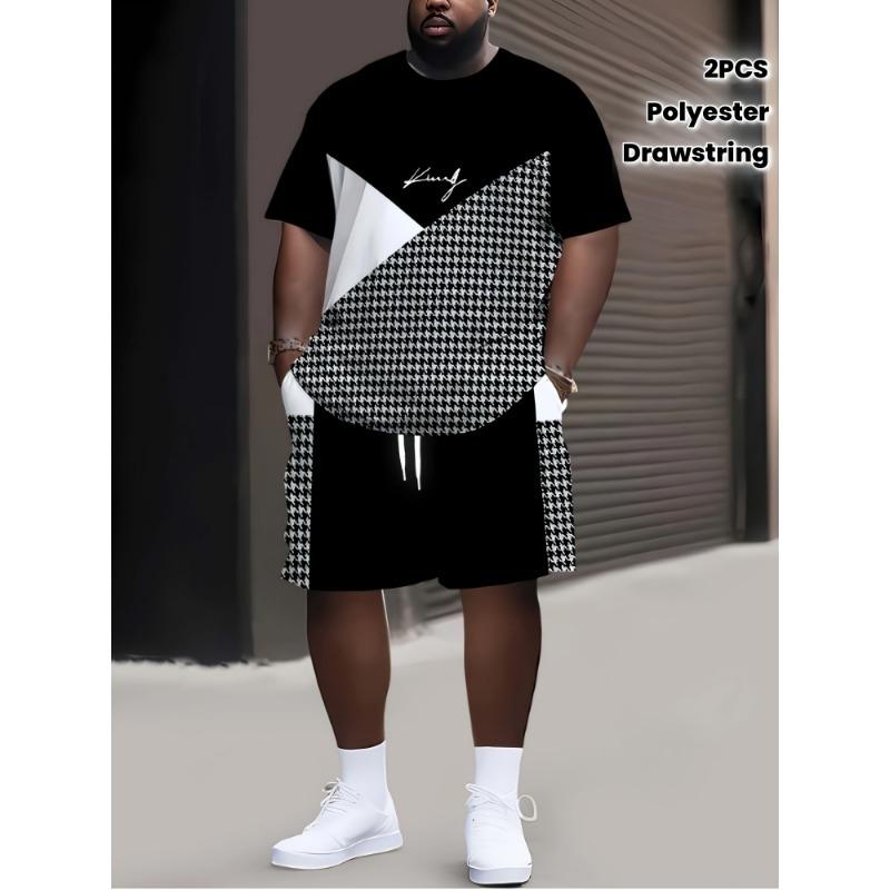 

[3D Digital Printing T-Shirt] Lion Men s 3D Digital Printing Fashion T-Shirt | Breathable Summer Shorts Casual Round Neck Suit L