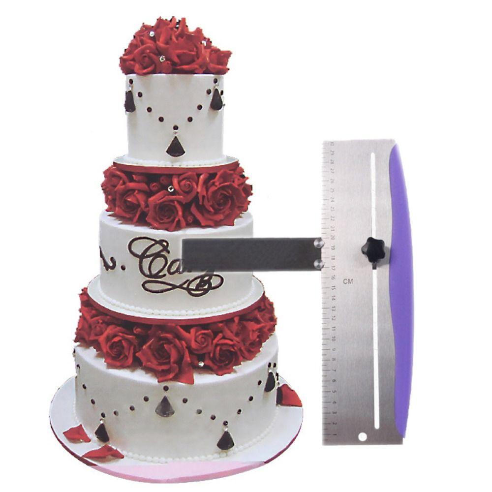 Cheese Stainless Steel Adjustable Height Cake Edge Smoother Cake Scraper Baking Spatula Cakes Comb