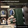 Wristband Ring Case For Huawei Mate X7 X6 X5 Premium Luxury Genuine Leather Magnetic Flip Smart Window Full Protection Cover