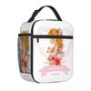 Sarah Kay Girl Country Life Cartoon Thermal Insulated Lunch Bag School Reusable Bento Box Cooler Thermal Food Box