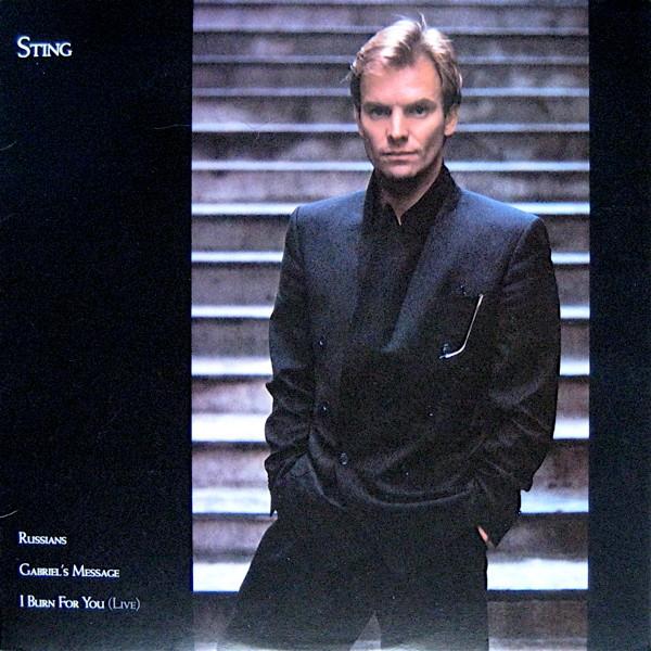 

12inch Record STING - Russians SP12164 A&M Records 1985 US Rock Used