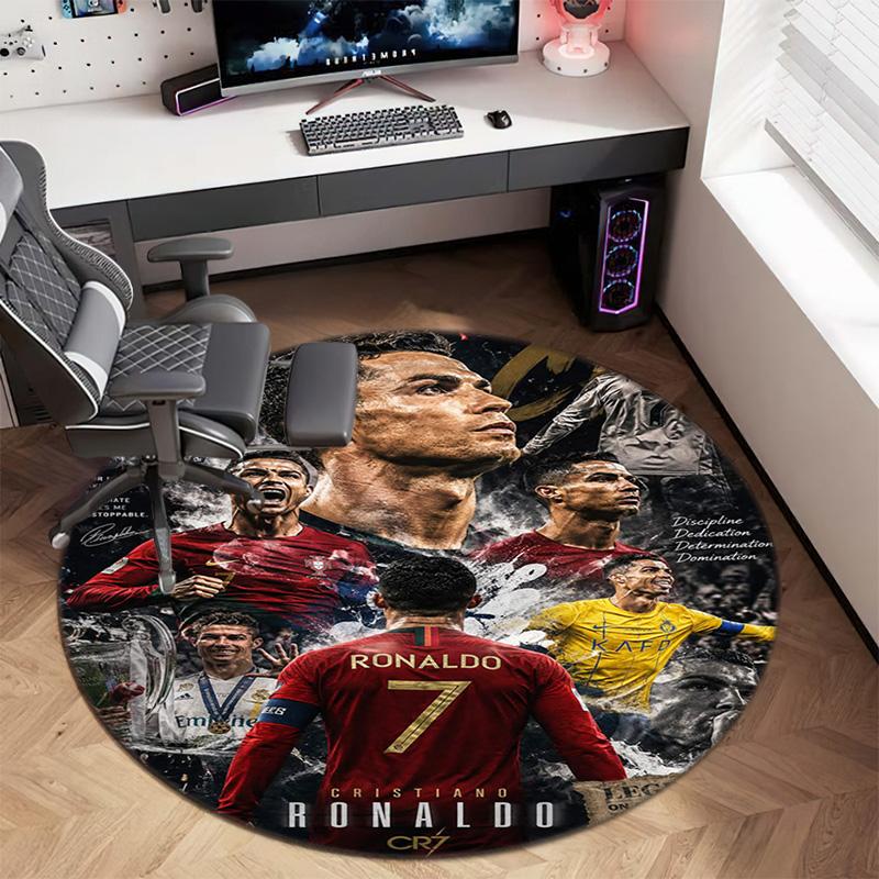 Ronaldo Legacy Glory Champions Carpet Printing Floor Mats Bathroom Mat Fashion Dormitory Decoration