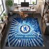 Crystal Velvet Rug Chelsea FC Print Custom Name Text Floor Mat Home Decor