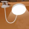 USB Rechargeable LED Desk Lamp,3 Modes Touch Dimming Eye-Caring Table Lamp w/Folding Clamp,Portable Night Light for Study Read