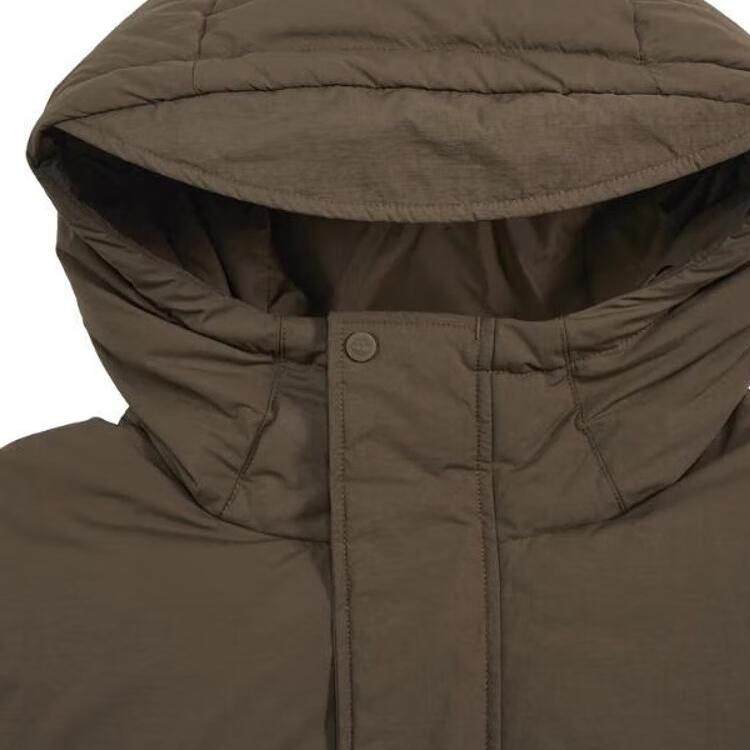 Timberland Urban Outdoor Solid Color Warm Windproof Water-Resistant Down Jacket Men Jacket Chocolate A44PH-BK0