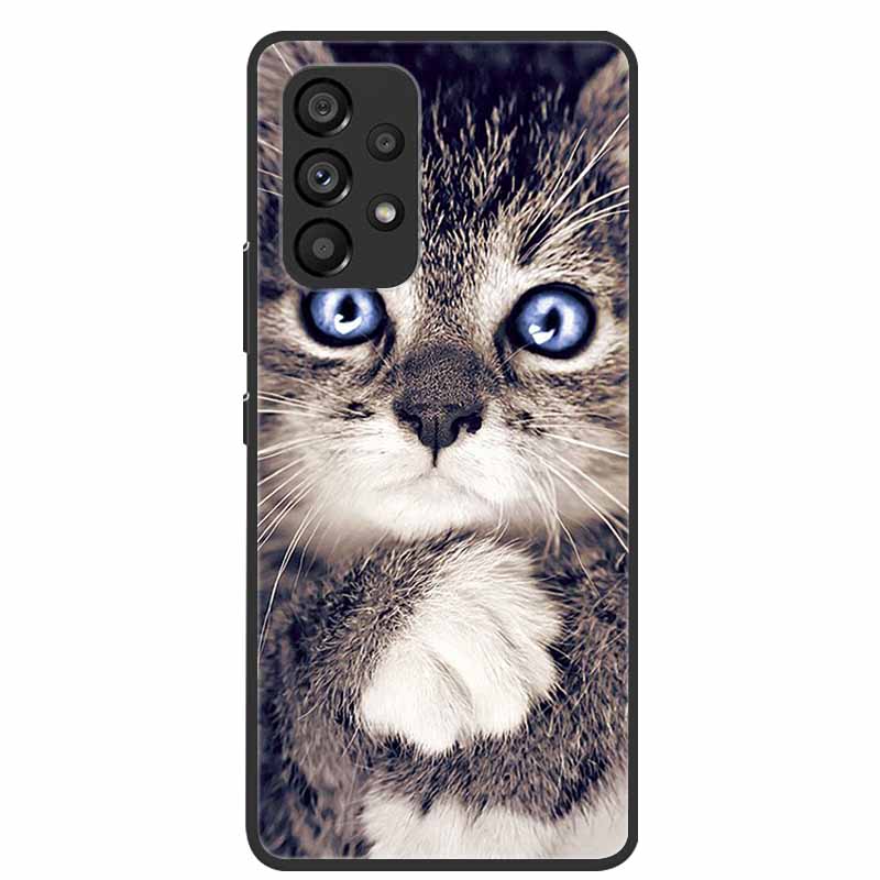 For Samsung Galaxy A53 5G Case Animals Silicone TPU Soft Phone Back Cover Case For Samsung A53 5G SamsungA53 Wolf Funda Coque