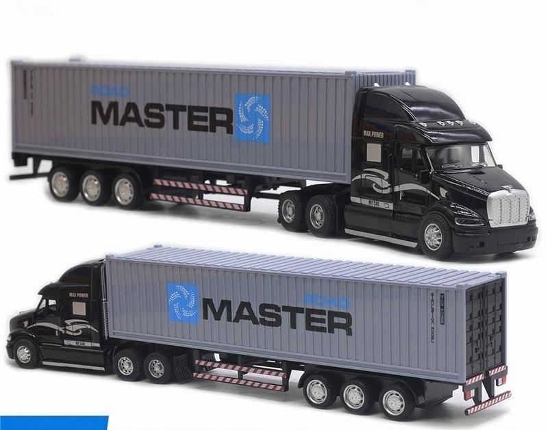 1/48 Big Size Container Truck Removable Windup Toy Children Gift