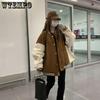 Spring Autumn Women Baseball Jackets Harajuku Casual Loose Pockets Korean Bomber Sweatshirt Uniform Streetwear Tops Coats