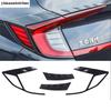 2PCS Car Rear Tail Light Lamp Eyelid Eyebrow Strip Cover Trim For Hyundai Sonata DN8  -  ABS Chrome Exterior Accessories