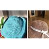 Raffia Yarn Buckwheats Crochet Hat Yarn Beach Bag Yarn, Raffia Crochet Yarn, Crochet Straw Knit Yarn, Knitting Materials