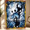 Hollow Knight Stained Glass Art D Texture Metal Poster Customized Wall Art Tin Sign Gift for Mancave Home Decor Accessories