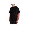 Vans OTW Solid Logo Casual Sports T-shirt z krótkim rękawem z okrągłym dekoltem i odszytymi szwami SS24 Obniżone ramię Unisex T-shirt Czarny VN000GBYBLK